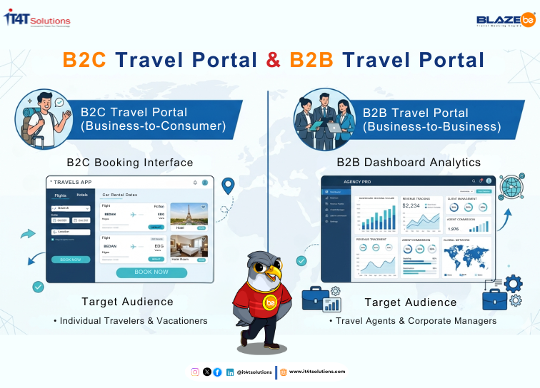B2C Travel Portal & B2B Travel Portal: Difference & Use Cases